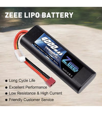 Zeee Power 4000mah Lipo Battery Replace Old School Tamiya Nimh Or Nicd.