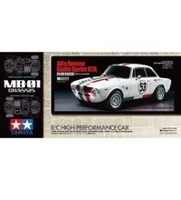 Tamiya Alfa Romero Giulia Sprint GTA Club Racer MB-01 1/10 RC Car 58732 With ESC