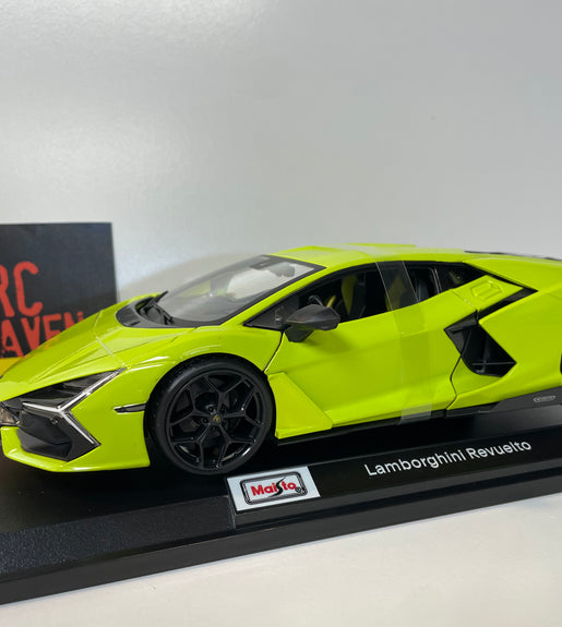 Maisto Lamborghini Revuelto 2023 Green 1:18 Scale Diecast Model Car.