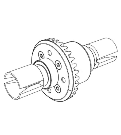 MJX Hyper Go 1/14 Scale 14208 Metal Rear Differential - Part No: P14208R