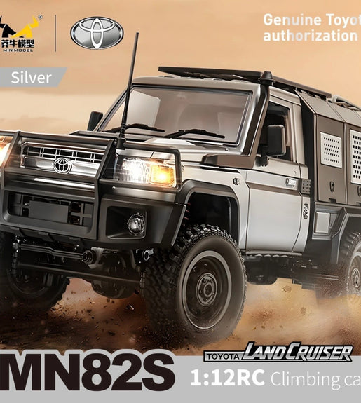 MN Model 1/12 Toyota LC79 4WD RC Crawler RTR (Grey) MN-82S-G