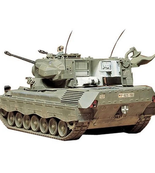 Tamiya 1/35 Scale West German Anti Aircraft Tank Plastic Model Kit No: 35099