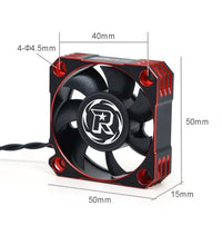 Surpass Rocket 50mm Aluminium High Speed 10000 rpm Rc Car Cooling Fan  1/8 1/5