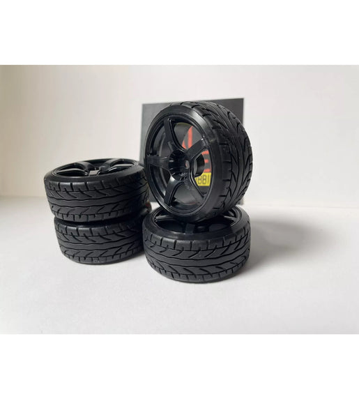 Rc Car Drift Wheels 1/10 12mm Hex Mounts To Fit HSP HPI TT-01 TT-02 VRX Tamiya.