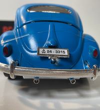 Maisto 1/18 Scale - 1955 Volkswagen Kafer.VW Beetle Diecast Model Car  Blue.