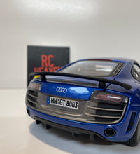 Maisto Audi R8 GT 1:18 Scale Blue Diecast Model Car.
