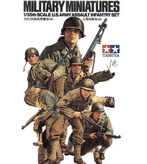 Tamiya 1/35 Scale Military WWII U.S Army Assault Infantry Set Model Kit No: 35192