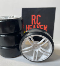 Rc Car Drift Wheels 1/10 12mm Hex Mounts To Fit HSP HPI TT-01 TT-02 VRX Tamiya.
