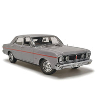 Classic Carlectables #18863 1/18 Ford XT Falcon GT Frosted Pewter Diecast Model