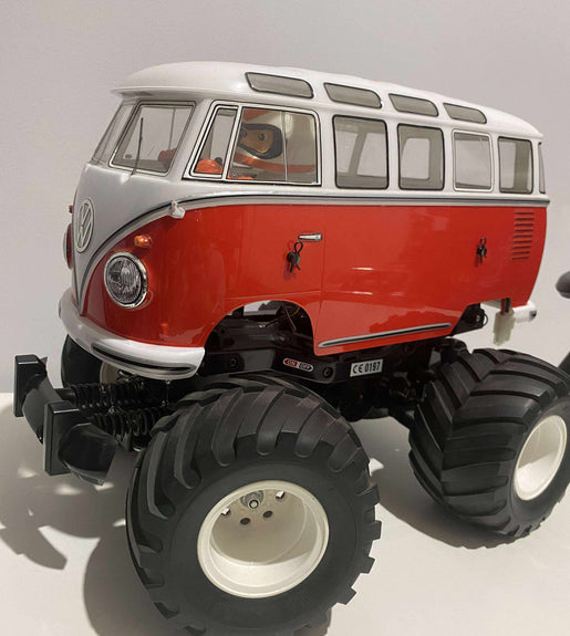 Tamiya 58512 1/12 Volkswagen VW Bus Type 2 T1 Wheelie WR02 Discontinued Like New