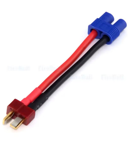 EC3 Female To Deans Male Adaptor T Plug Rc Car Plane Boat 1/10 Lipo Battery Plug