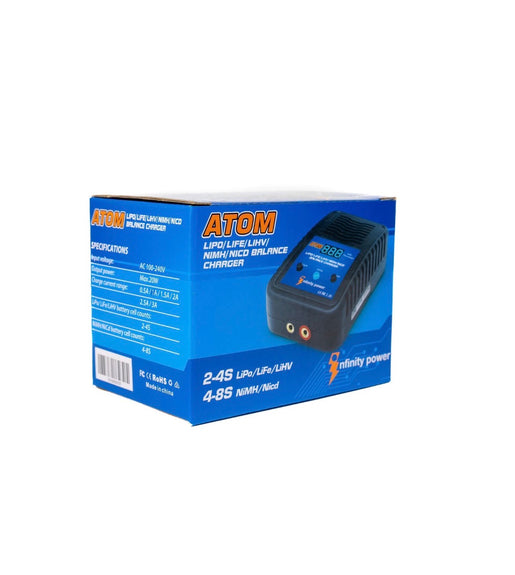 Infinity Power ATOM Charger AC 3.0A 2-4S Lipo/LiHV - 4-8S NiMH/Nicd