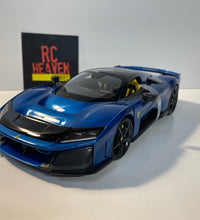 Maisto F80 Ferrari 1:18 Scale Model Diecast Car Blue.