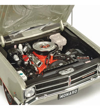 Carlectables 18855 1:18 Holden HK Monaro GTS Coupe 327 Silver Mink Diecast Model