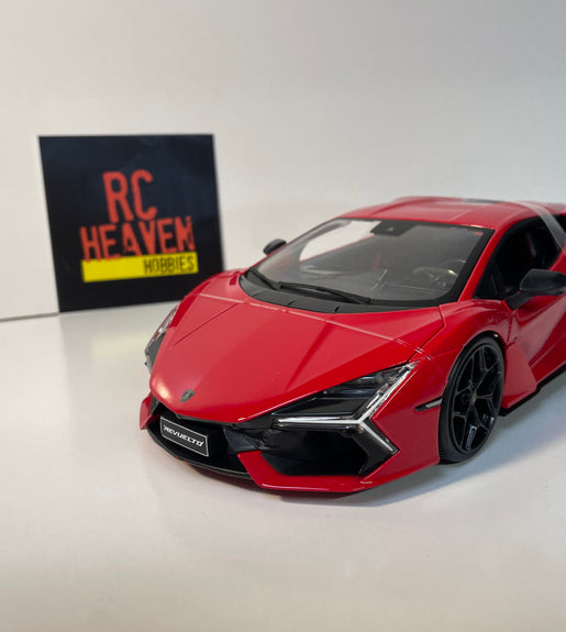 Maisto Lamborghini Revuelto 2023 Red 1:18 Scale Diecast Model Car.