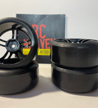 Rc Car Drift Wheels 1/10 12mm Hex Mounts To Fit HSP HPI TT-01 TT-02 VRX Tamiya.