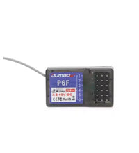 DUMBORC P6F & P6FG 2.4G 6CH Receiver with Mixed Mode Gyro For RC Car Boat Plane (X6FG)