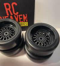 Rc Car Drift Wheels 1/10 12mm Hex Mounts To Fit HSP HPI TT-01 TT-02 VRX Tamiya.
