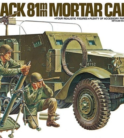 Tamiya 1/35 Scale Mortar Carrier M21. Plastic Model Kit No: 35083