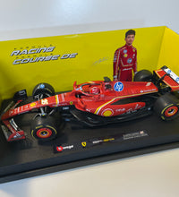 Burago 1:18 Ferrari SF-24 Charles Leclerc Seasonal Livery Formula One Model Car.
