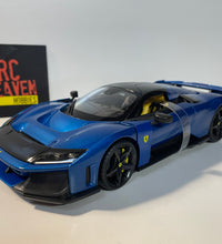 Maisto F80 Ferrari 1:18 Scale Model Diecast Car Blue.