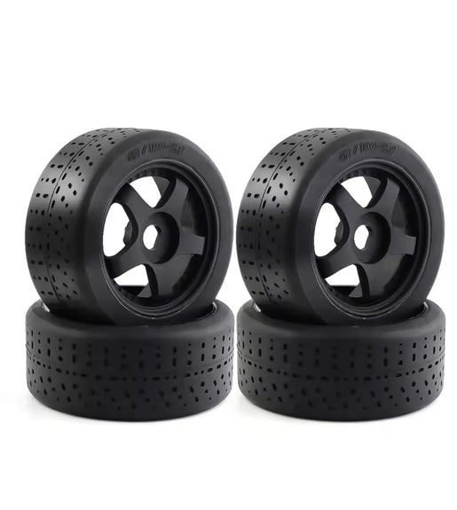 Wheel & Tyre Set For 1/7 Scale Rc Car Arrma Infraction 17mm Hex, 102 x 45mm.