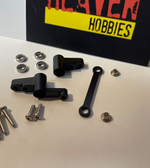 Mjx Hyper Go 1:14 Scale 4wd Rc Car Steering Assembly Alloy Upgrade Part No: 14430.