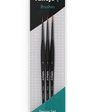Vallejo Paint Brushes Design Set (Sizes 0, 1 & 2)