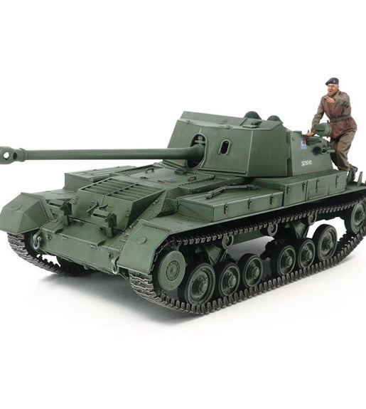 Tamiya 1/35 Scale British Self Propelled Anti Tank Gun Plastic Model Kit No: 35356