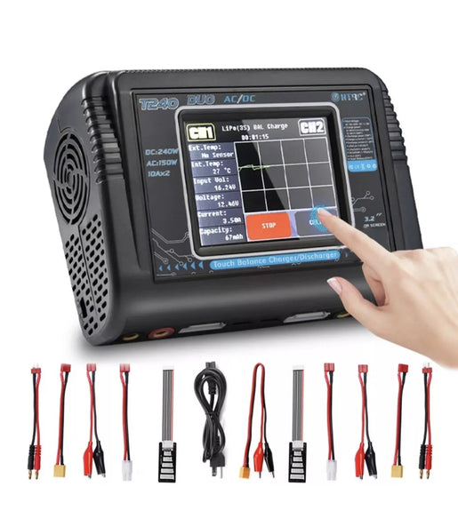 HTRC T240 Dual Channel RC Lipo Battery Balance Charger