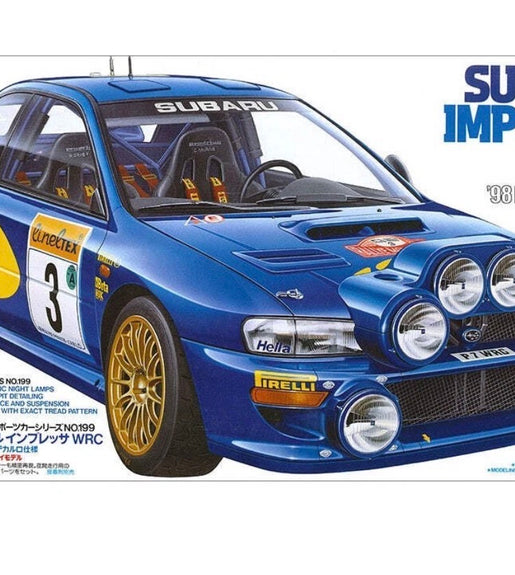Tamiya 1/24 Scale Subaru Impreza WRC 1998 Monte Carlo Model Kit No: 24199