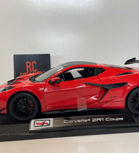 Maisto 1/18 Special Edition Chevrolet Corvette ZR1 Coupe Red Diecast Model Car.