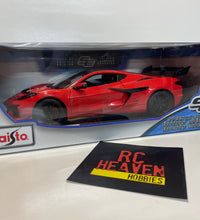 Maisto 1/18 Special Edition Chevrolet Corvette ZR1 Coupe Red Diecast Model Car.