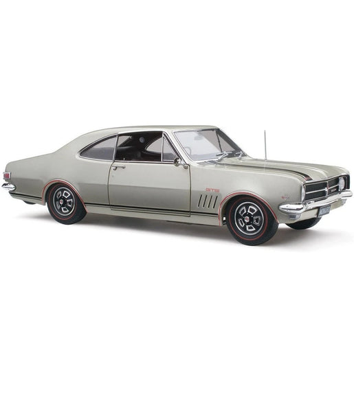 Carlectables 18855 1:18 Holden HK Monaro GTS Coupe 327 Silver Mink Diecast Model
