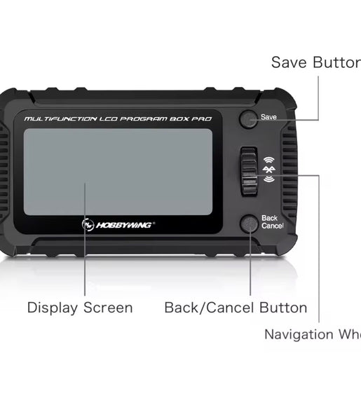 HobbyWing LCD Program Box Pro Programming Card for RC Model Car Boat Airplane.