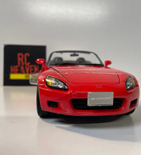 Maisto Honda S2000 1/18 Scale Diecast Model Car -JDM -V-TEC- Sports Car