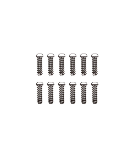 MJX Hyper Go Hex Screw Button Head Course Thread 12 Pack - Part No: HTB2680