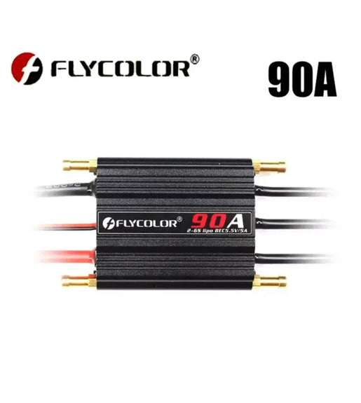 Flycolor 2-6S Brushless Motor ESC 90A Water Cooling Speed Controller for RC Boat
