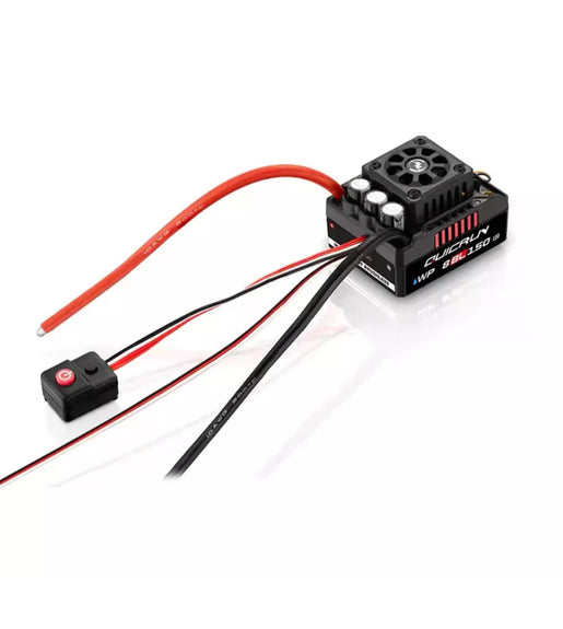 Hobbywing QuicRun WP 8BL150 G2 3-6S 150amp Brushless ESC DIY Plug.