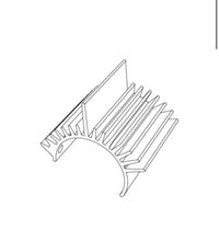 MJX Hyper Go Replacement Motor Heat Sink - Part Number 16395C