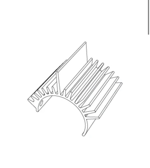 MJX Hyper Go Replacement Motor Heat Sink - Part Number 16395C