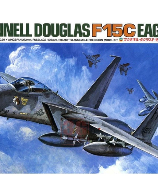 Tamiya 1/48 Scale McDonnell Douglas F-15C Eagle Plastic Model Kit No: 61029