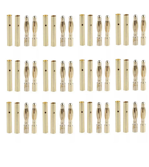 2mm, 4mm & 8mm Bullet Connectors RC Lipo Battery ESC Motor  Banana Plug.