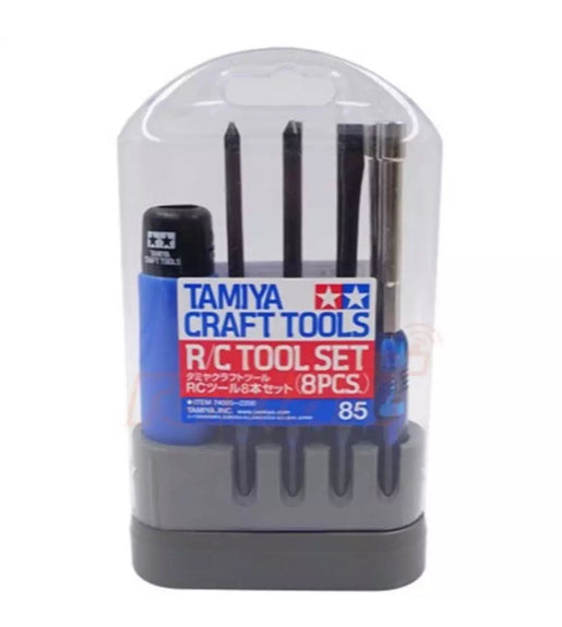Tamiya Builder's 8 Screwdriver Set, 8 Piece Tool Set Rc Philips Head #74085