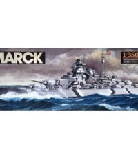 Tamiya 1/350 Scale Bismarck German Battleship Plastic Model Kit No: 78013.
