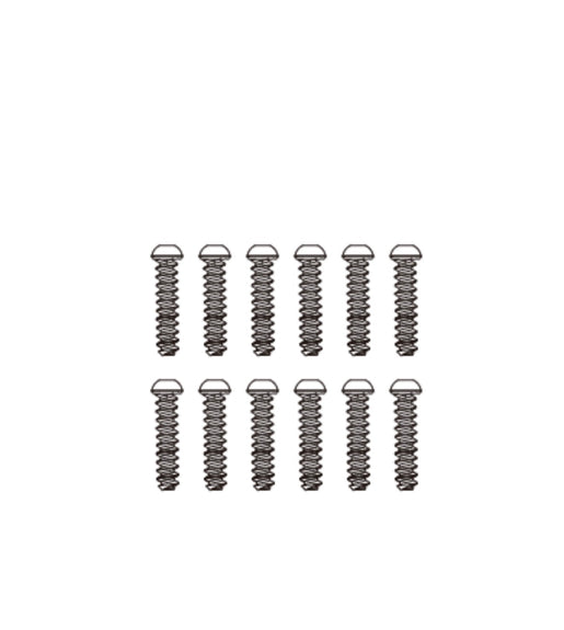MJX Hyper Go 1/14 Scale 14207 14208 Hex Screw 2.6*12 - 12 Pack Part No: HTB2612