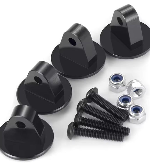 Tamiya Lunchbox & Pumpkin Aluminium Front & Rear Suspension Mount Upgrade.