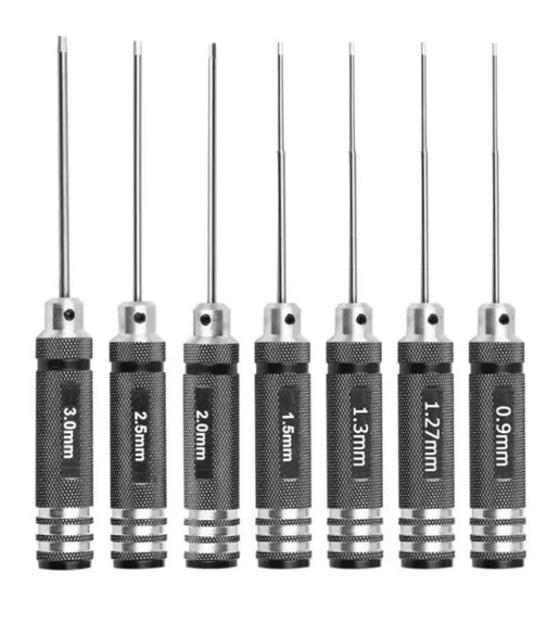 Hex Allen Key Screwdriver Set 0.9mm - 3.0mm