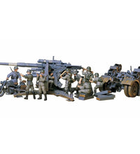 Tamiya 1/35 Scale German 88mm Gun Flak 36/37 With Trailer Model Kit No: 35017