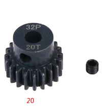 Mod 0.8 Steel Pinion Gears 32p 5mm Bore 13T - 35T